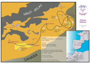 Parcours Rallye des Gazelles 2013