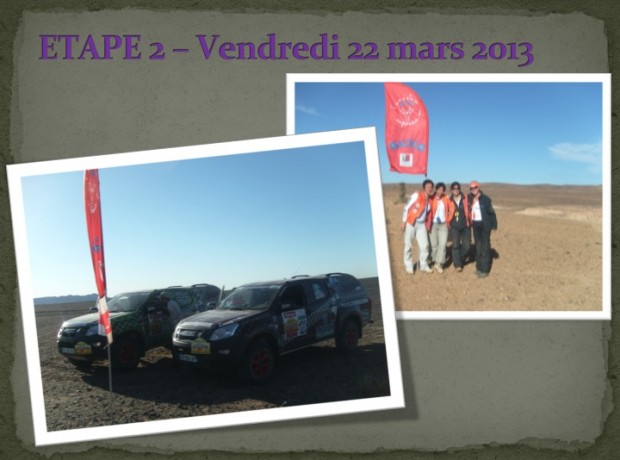 Rally des Gazelles 2013 - etape 2