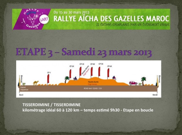 Rallye des Gazelles 2013 - étape 3