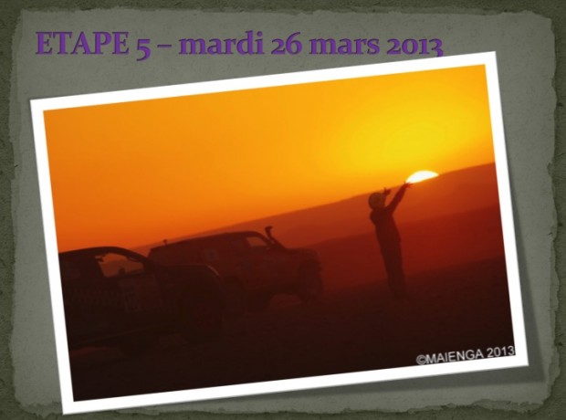 Rallye des Gazelles DEPART ETAPE