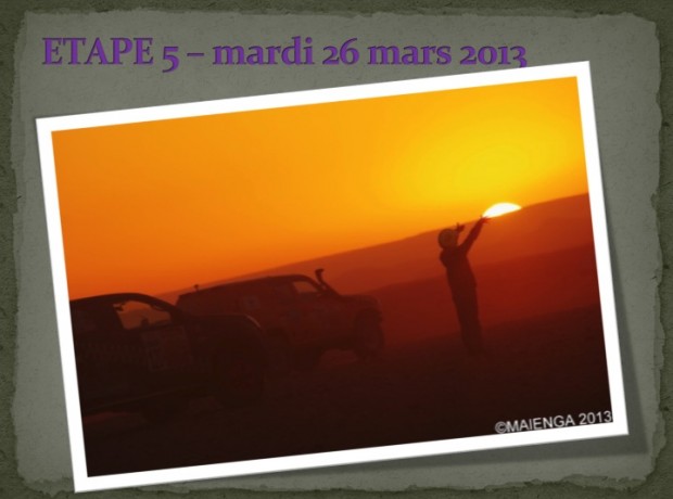 Rallye des Gazelles DEPART ETAPE
