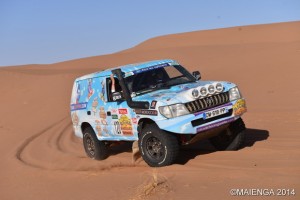 Rallye des gazelles 2015 - notre KZJ95
