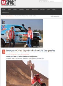 PA SPORT -TEAM 420 - rallye des Gazelles