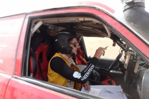 Rallye des gazelles 2017 - Christine dans 4X4 