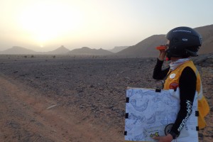 Rallye des gazelles 2017 - Chritine prends le cap