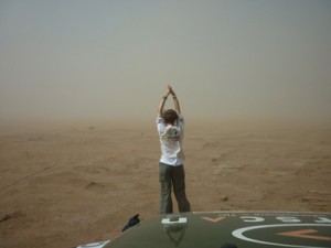 Rallye des Gazelles  2010 - tempête 