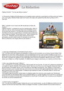 Gazelle Auvergne  : Delphine Bichoffe Yakinfo 
