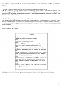 Gazelle Auvergne  : Delphine Bichoffe Yakinfo 